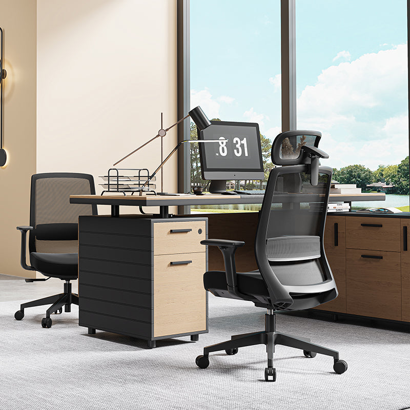 Minimalist High-Back Desk Chair