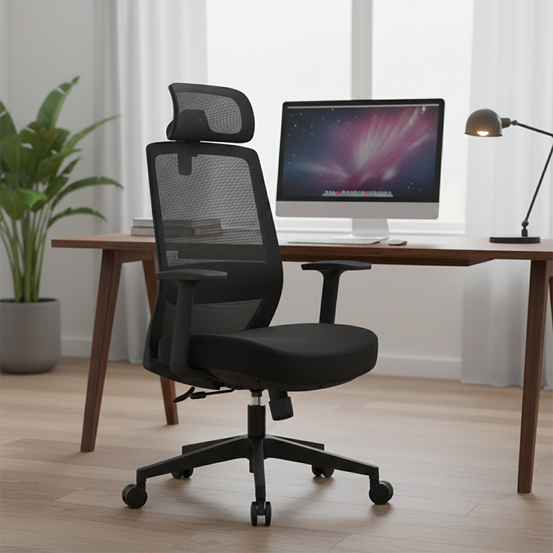 Minimalist High-Back Desk Chair