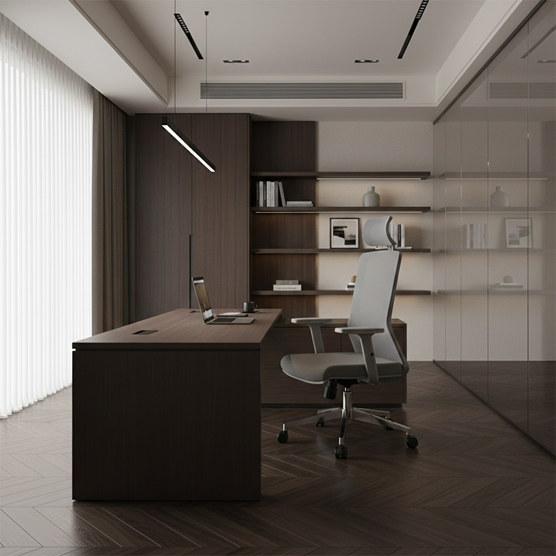 Minimalist High-Back Desk Chair