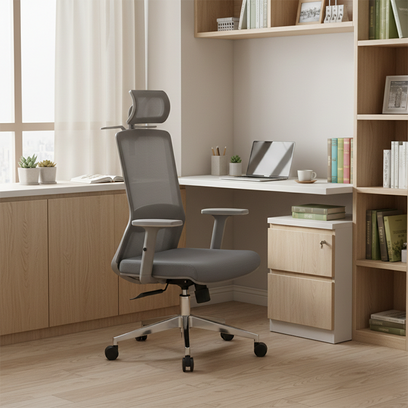 Minimalist High-Back Desk Chair