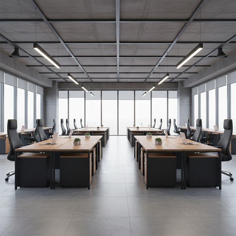 Minimalist High-Back Desk Chair