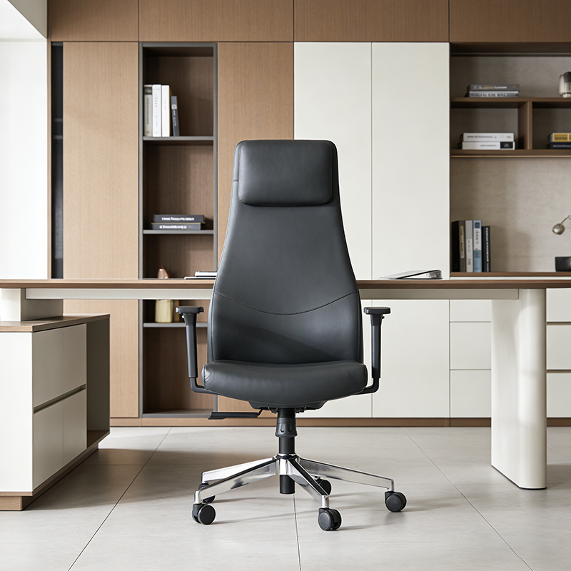 Minimalist High-Back Desk Chair