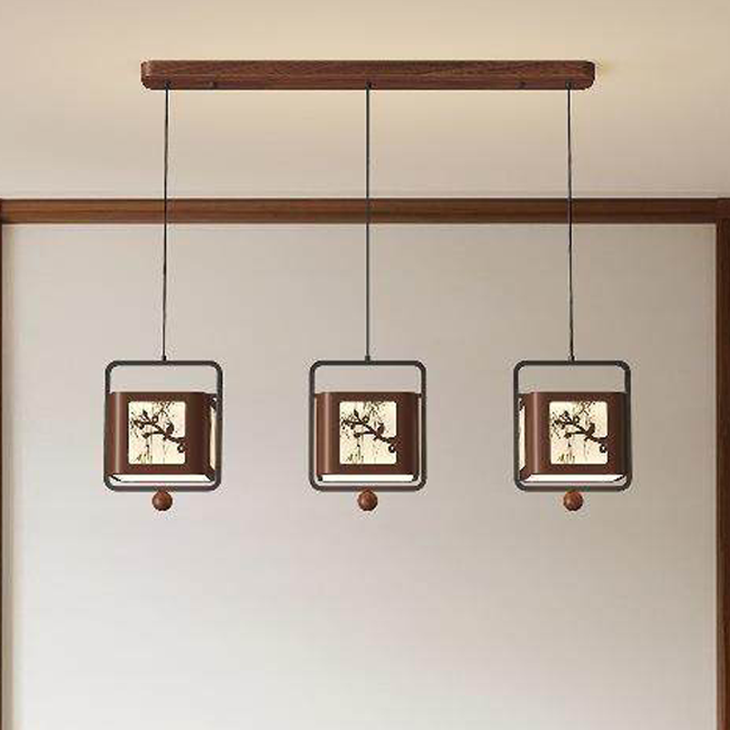 Traditional Square Pendant Light