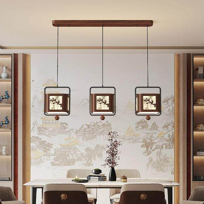 Traditional Square Pendant Light
