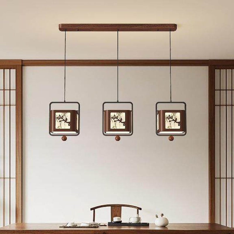 Traditional Square Pendant Light