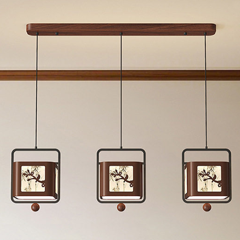 Traditional Square Pendant Light