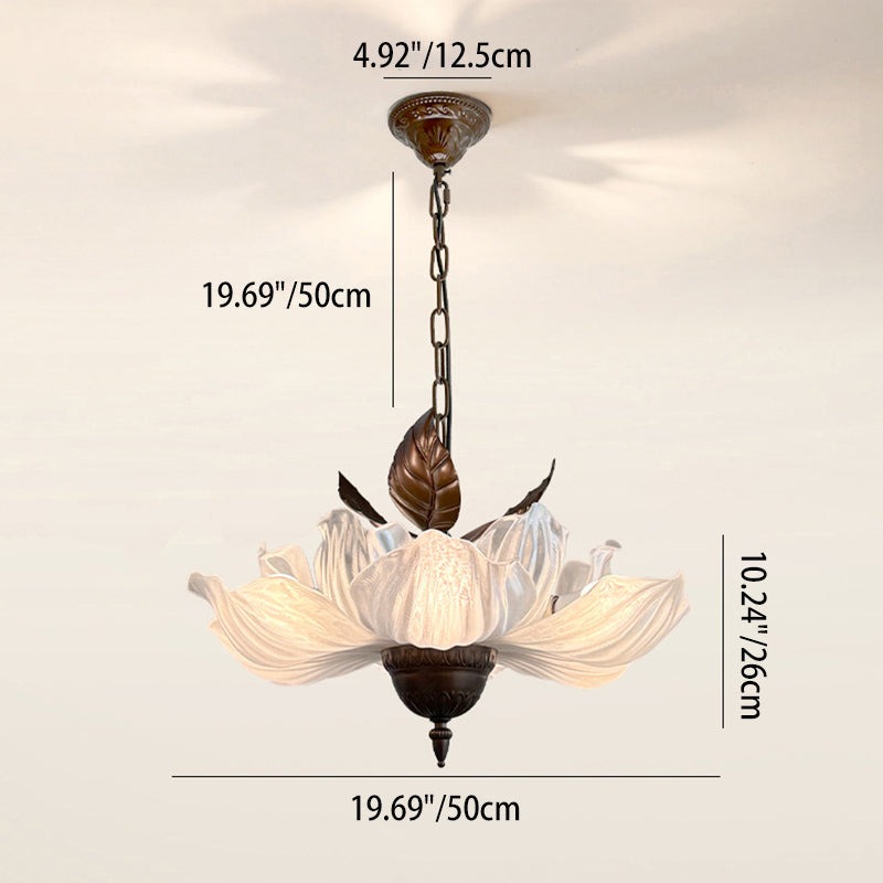 Traditional Petal Pendant Light