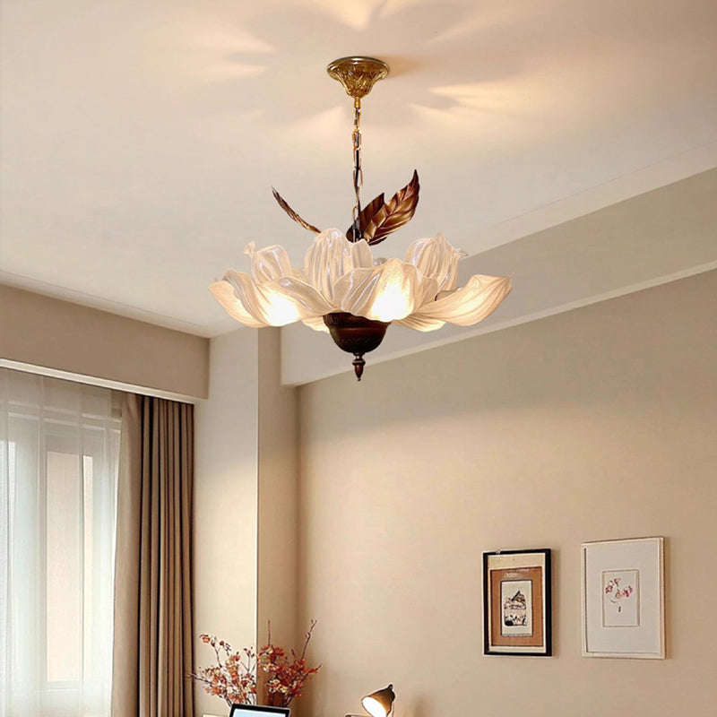 Traditional Petal Pendant Light