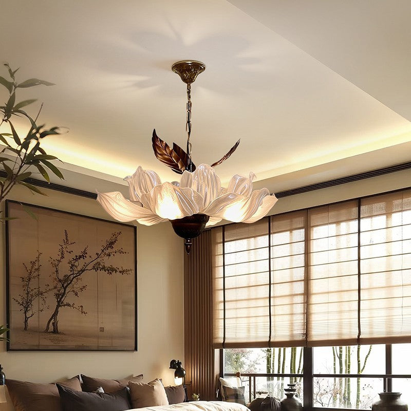 Traditional Petal Pendant Light