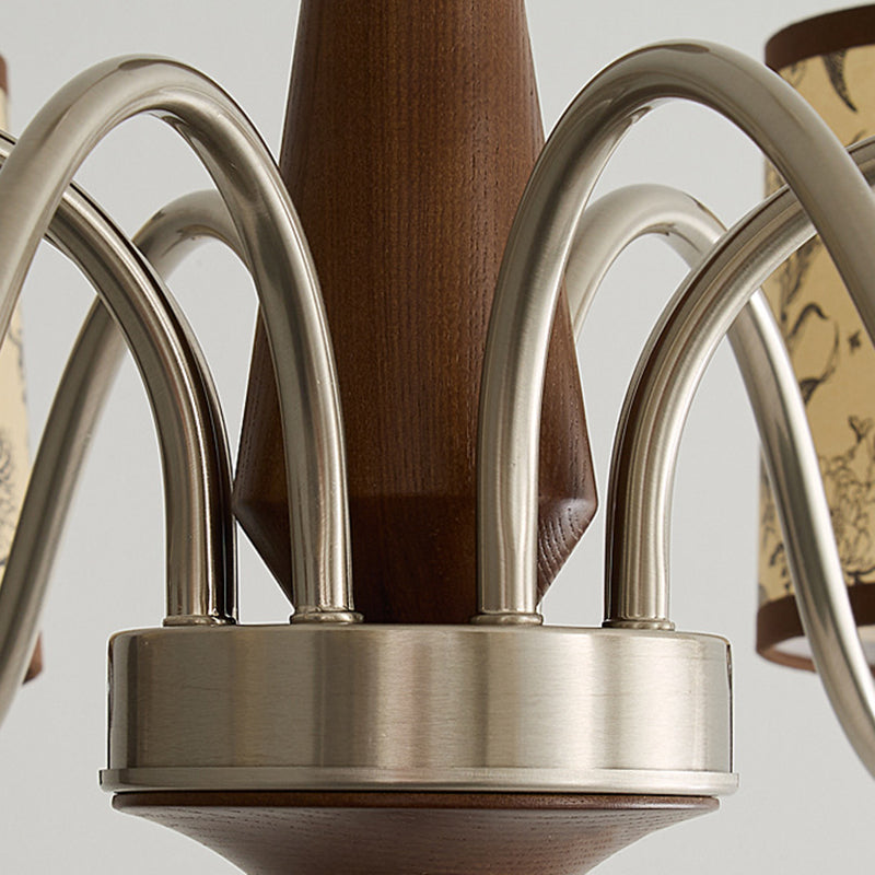 Contemporary Cylindrical Chandelier