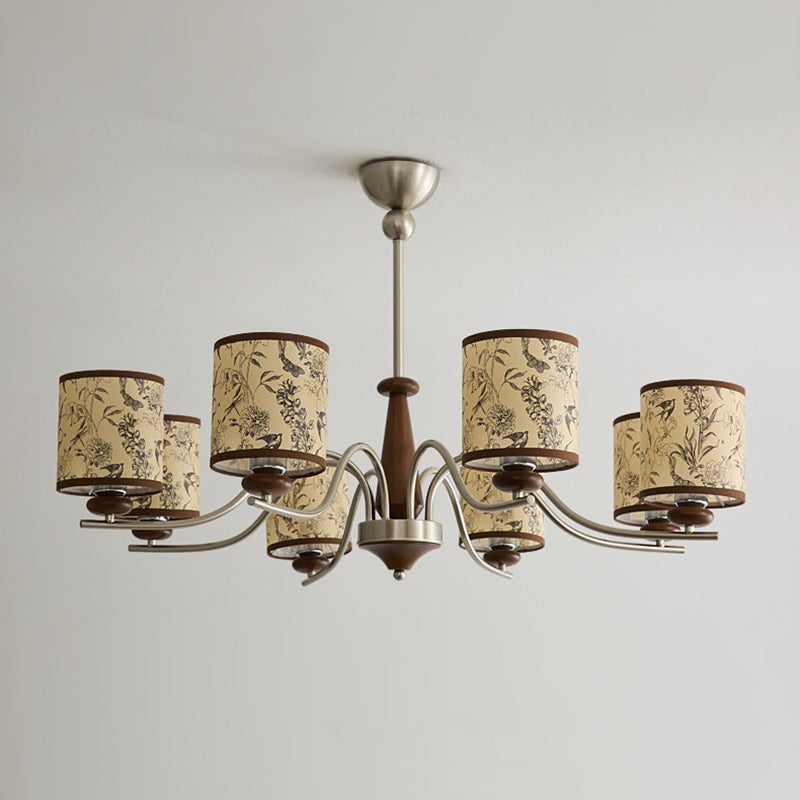 Contemporary Cylindrical Chandelier