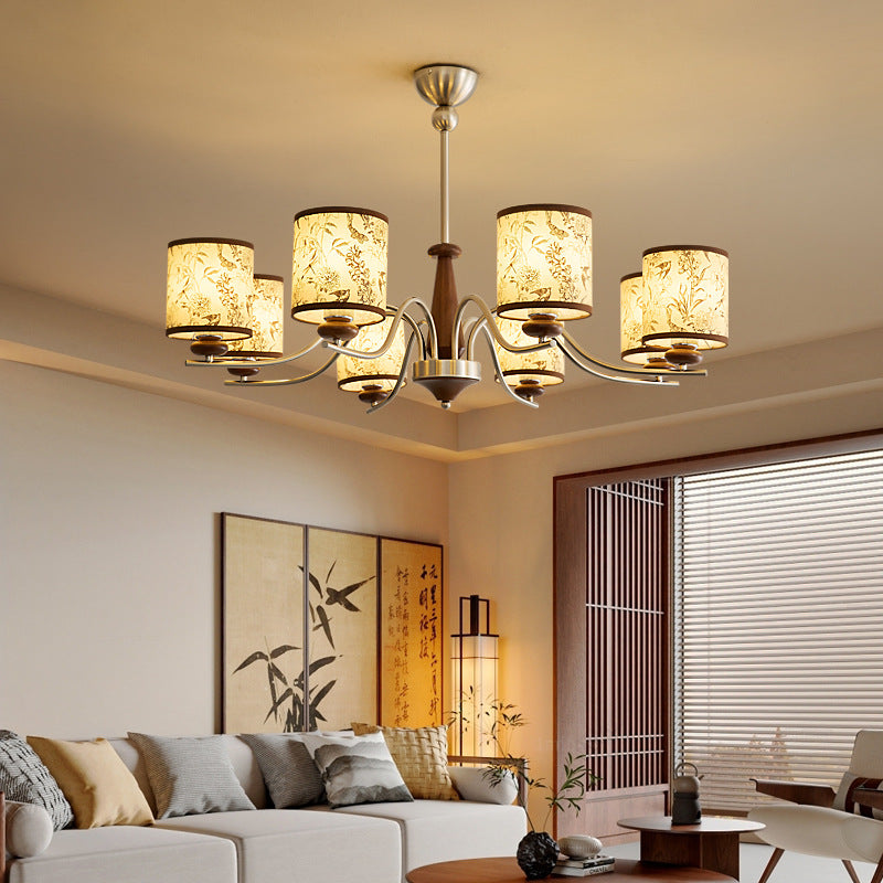 Contemporary Cylindrical Chandelier
