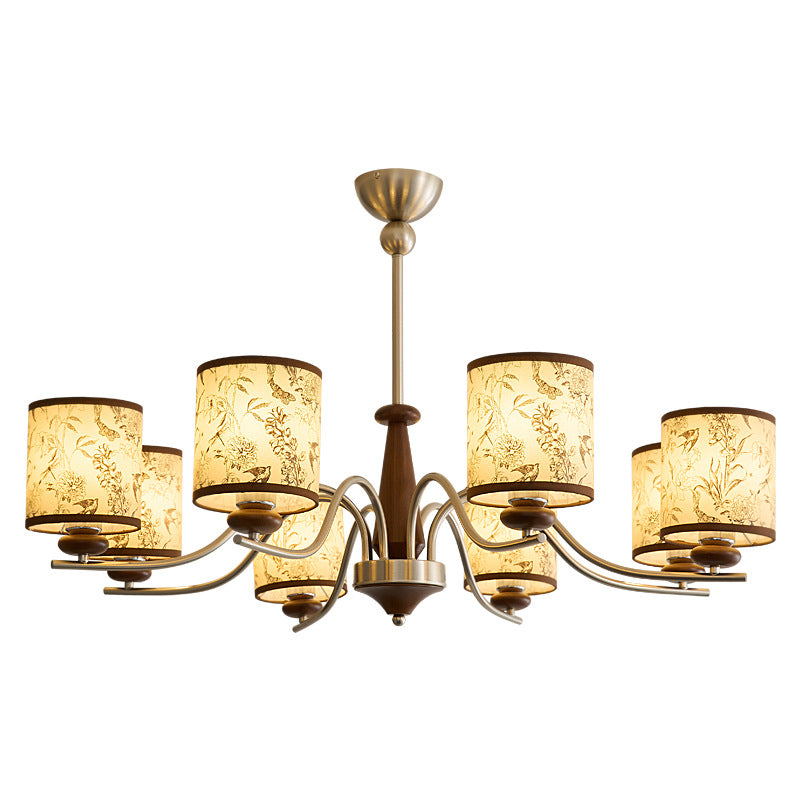 Contemporary Cylindrical Chandelier