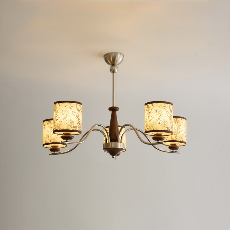Contemporary Cylindrical Chandelier