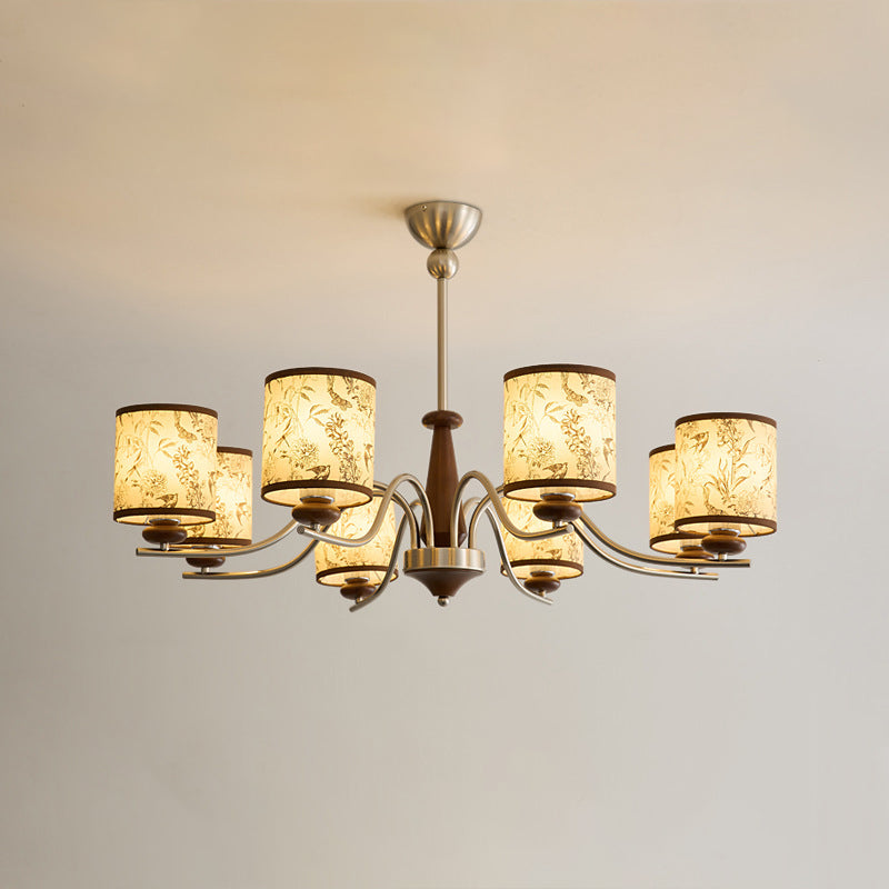 Contemporary Cylindrical Chandelier