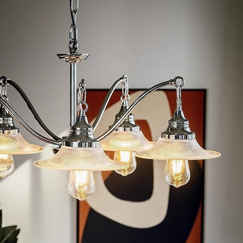 Contemporary Saucer Chandelier