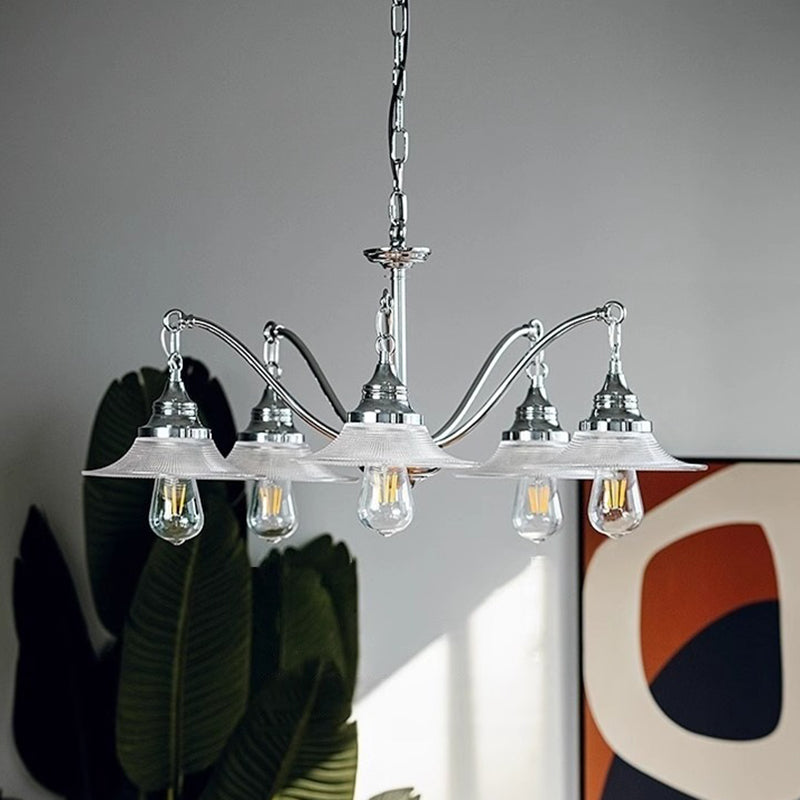 Contemporary Saucer Chandelier