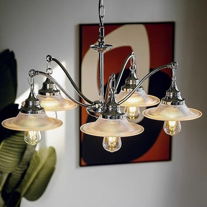 Contemporary Saucer Chandelier
