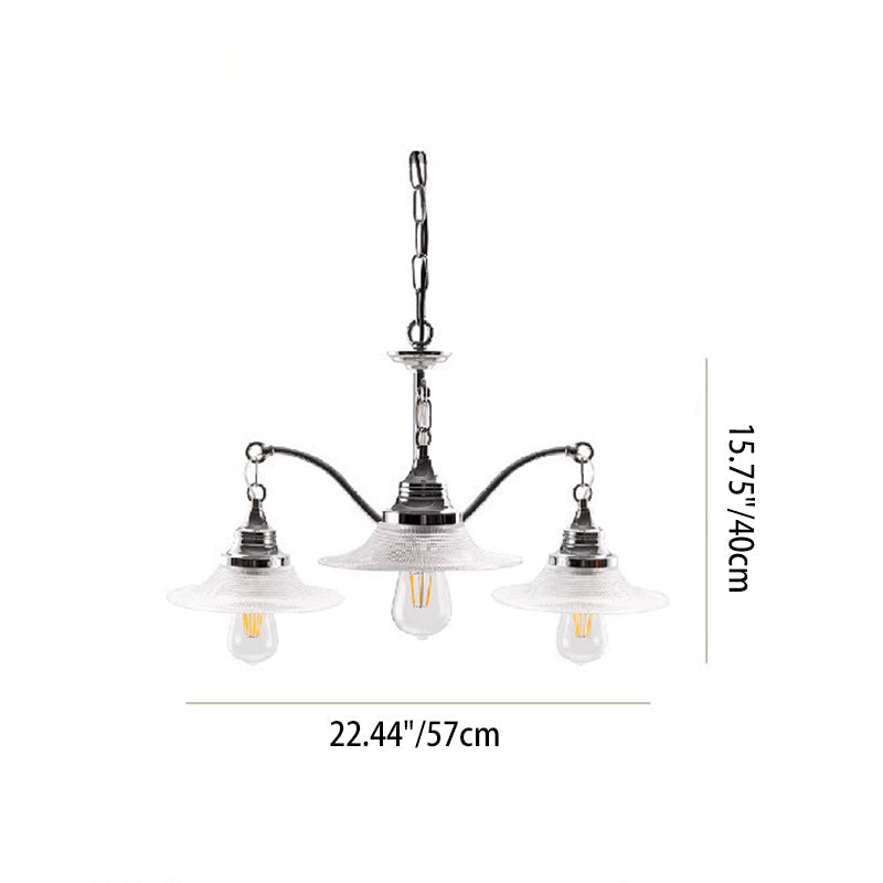 Contemporary Saucer Chandelier