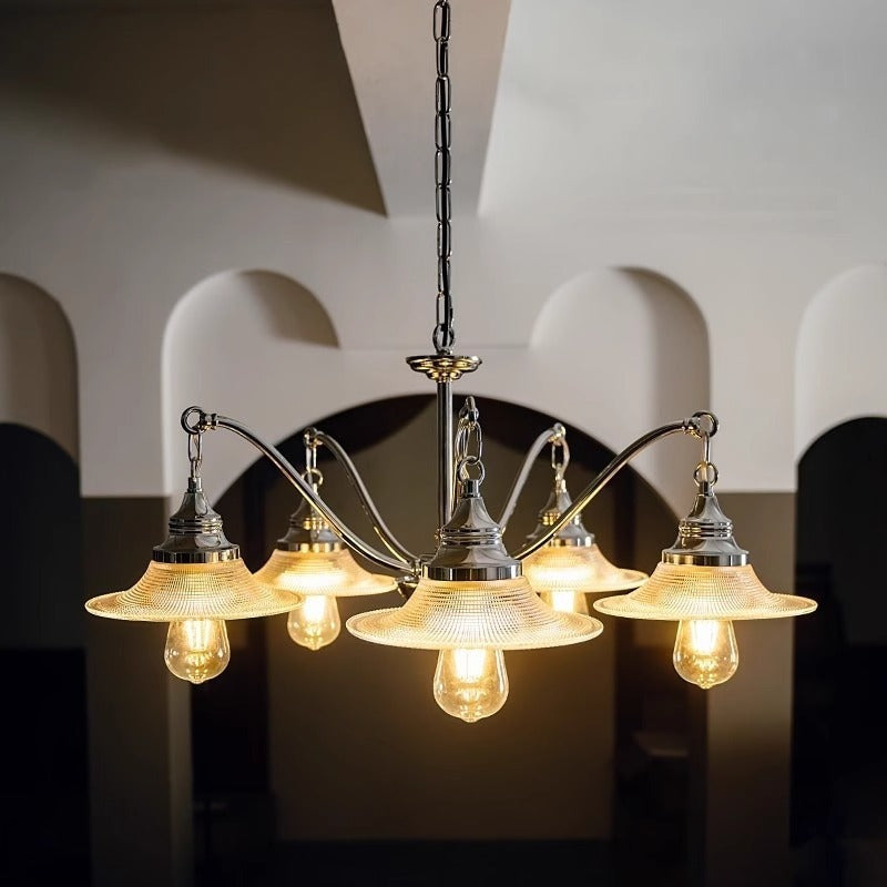 Contemporary Saucer Chandelier