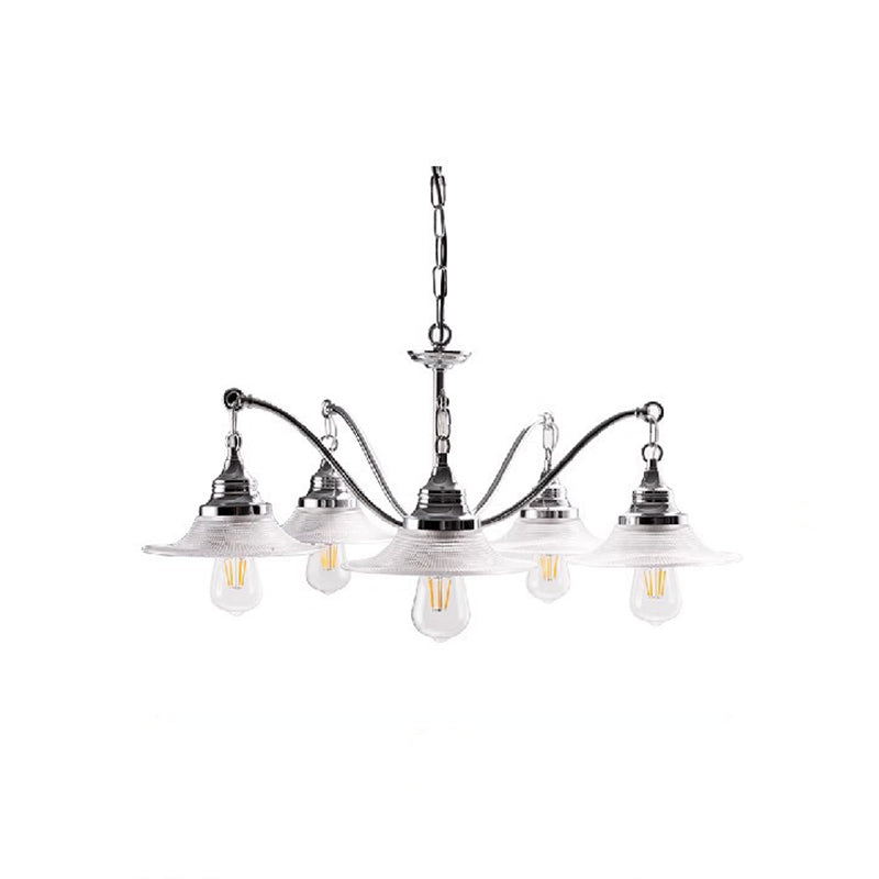 Contemporary Saucer Chandelier