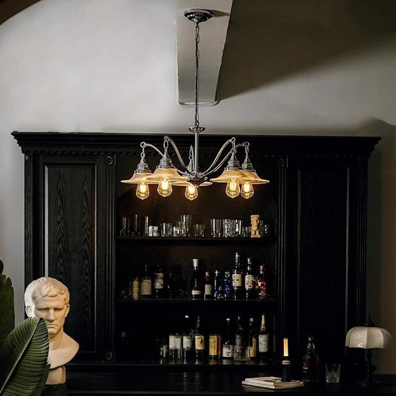 Contemporary Saucer Chandelier