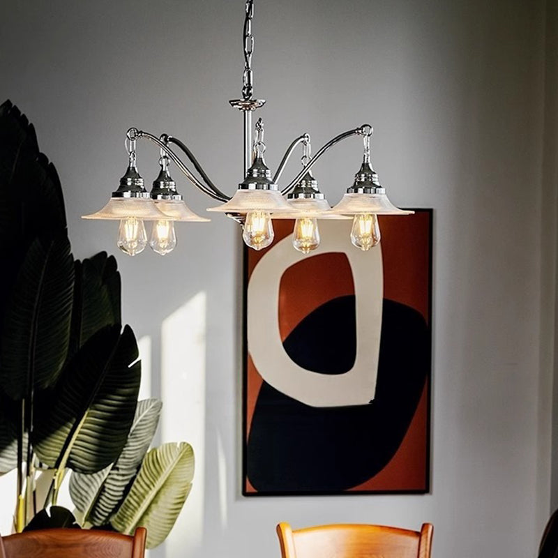 Contemporary Saucer Chandelier