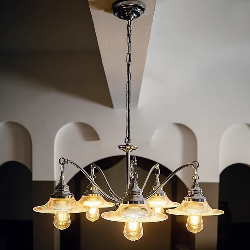 Contemporary Saucer Chandelier