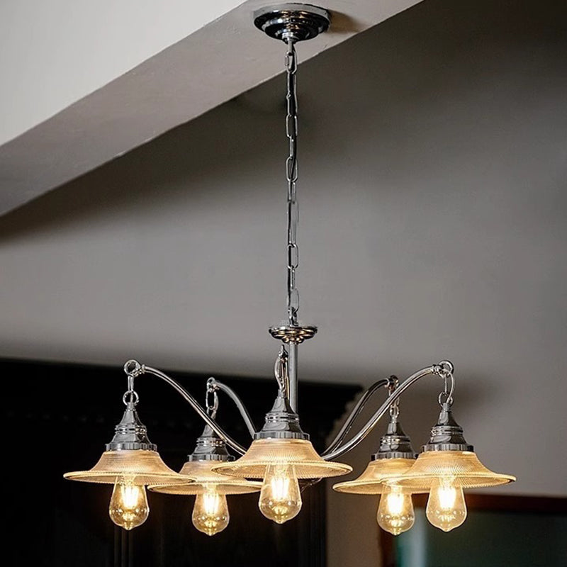 Contemporary Saucer Chandelier