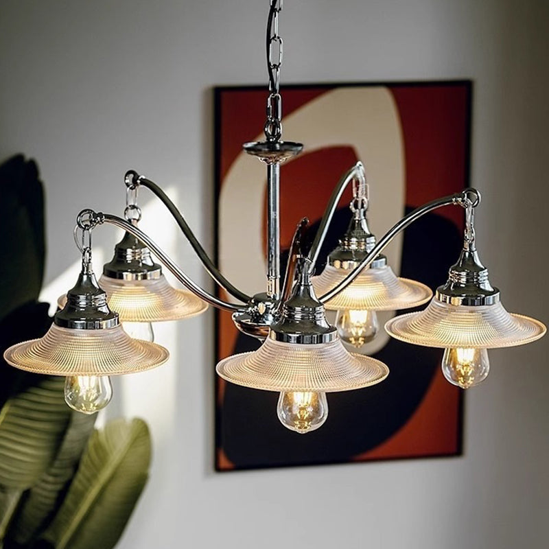 Contemporary Saucer Chandelier