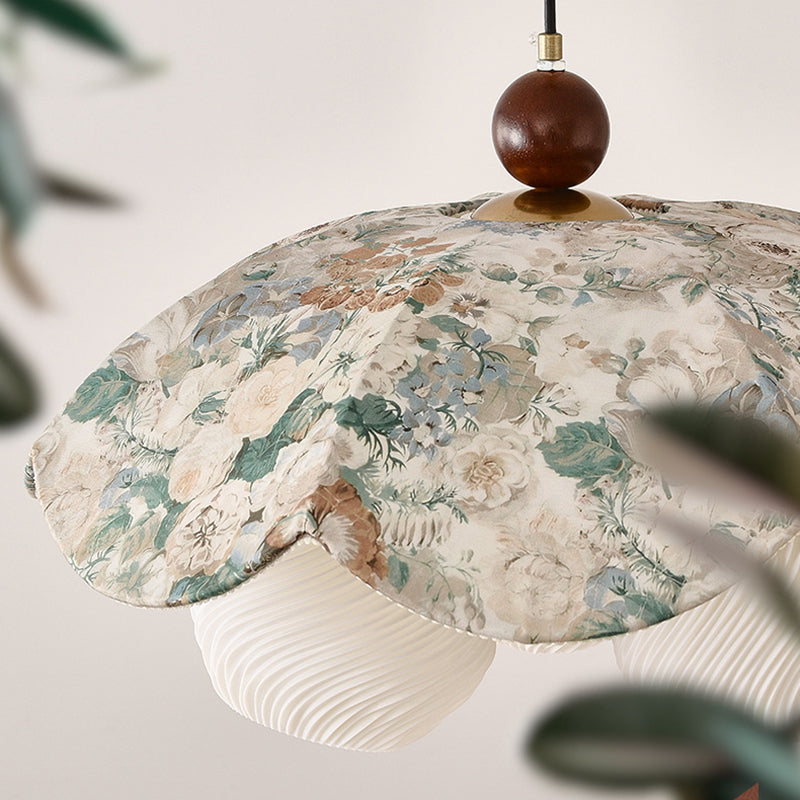 Traditional Flower Pendant Light
