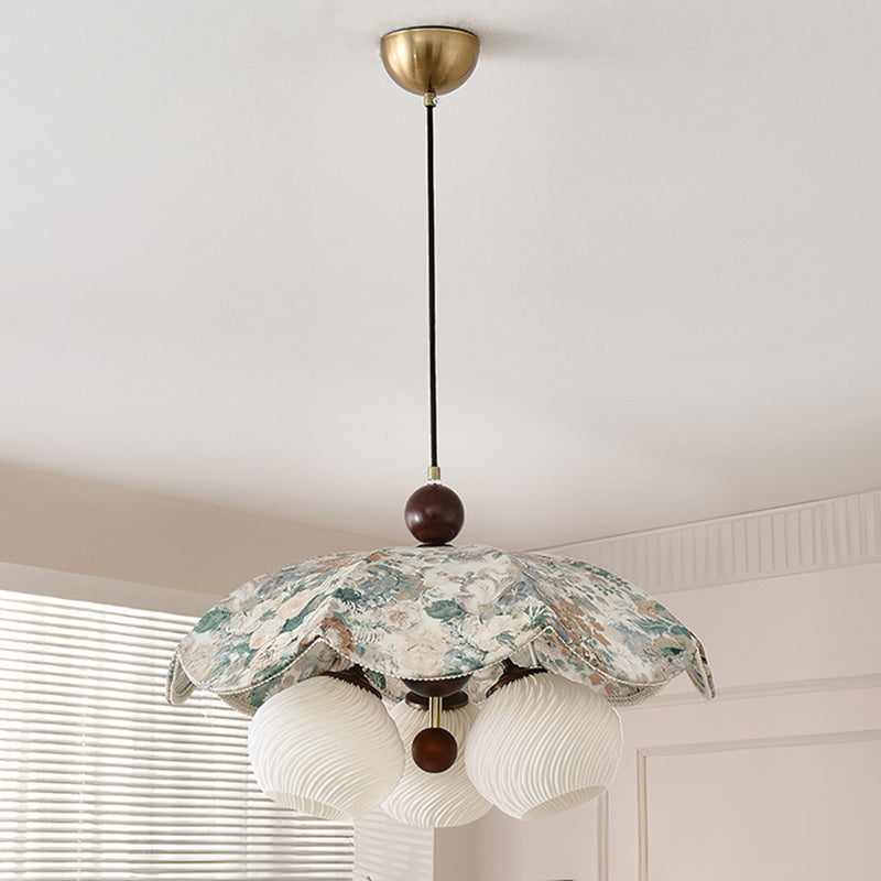 Traditional Flower Pendant Light