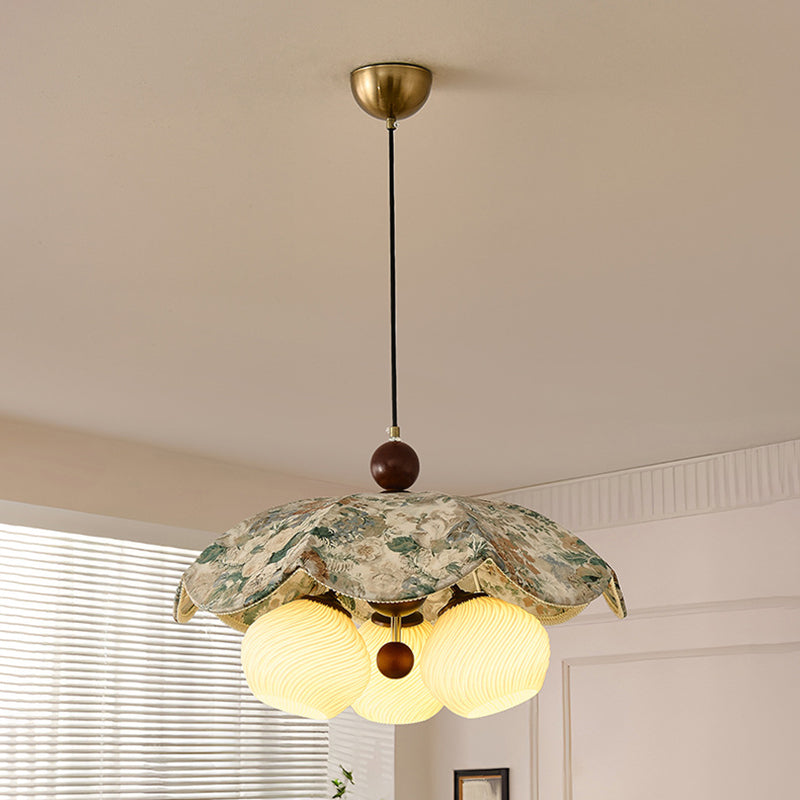 Traditional Flower Pendant Light