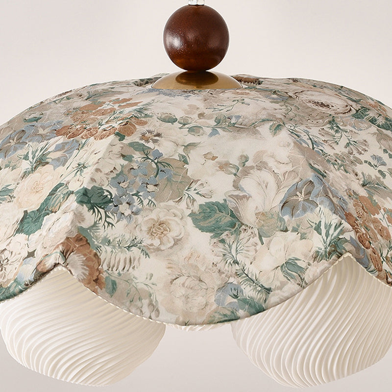 Traditional Flower Pendant Light