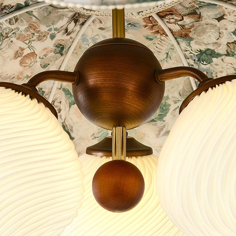 Traditional Flower Pendant Light