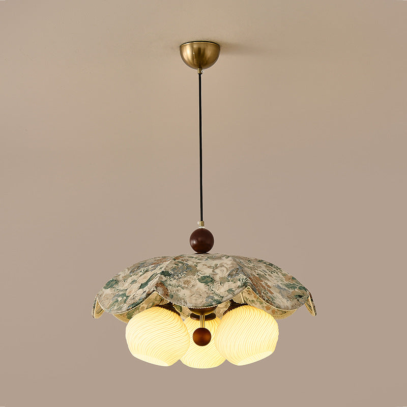 Traditional Flower Pendant Light