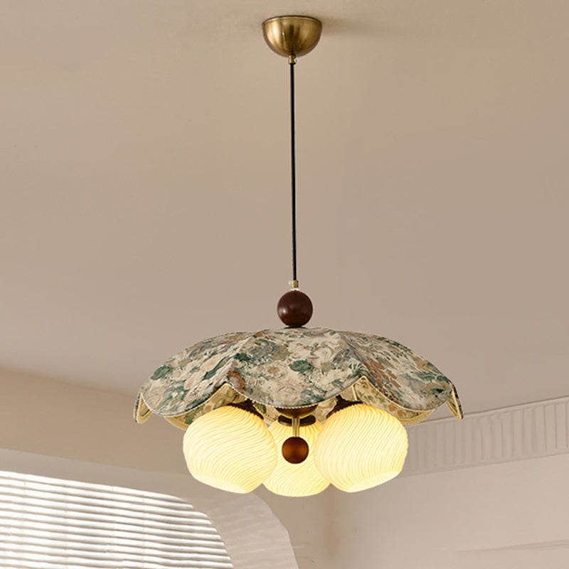 Traditional Flower Pendant Light