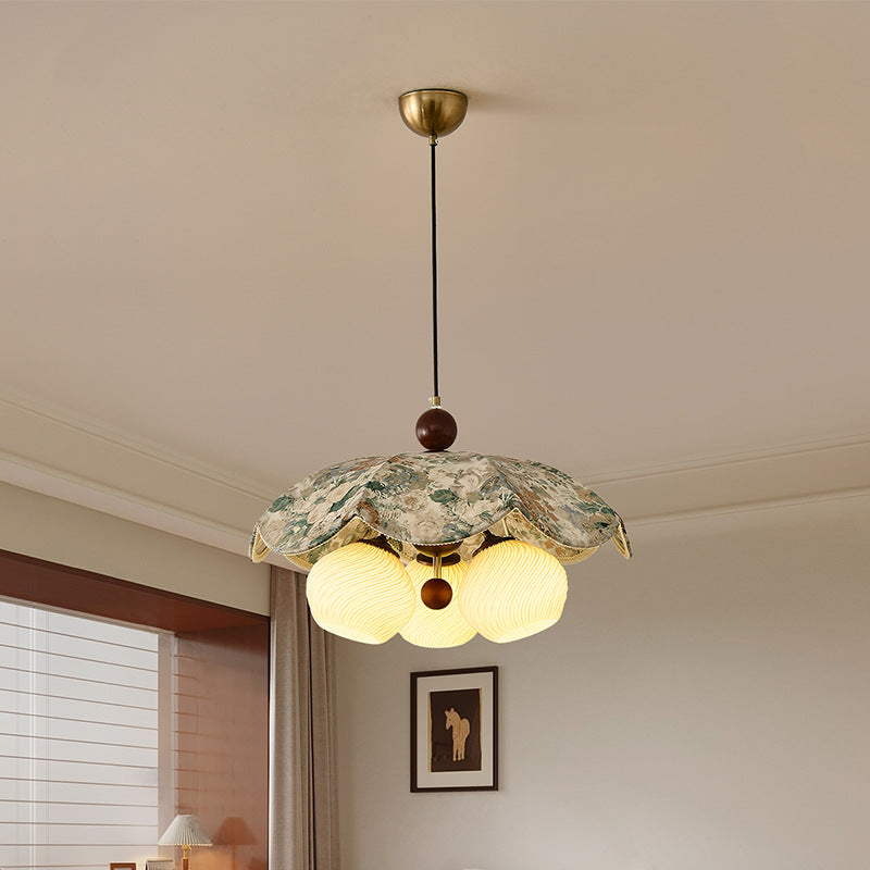 Traditional Flower Pendant Light