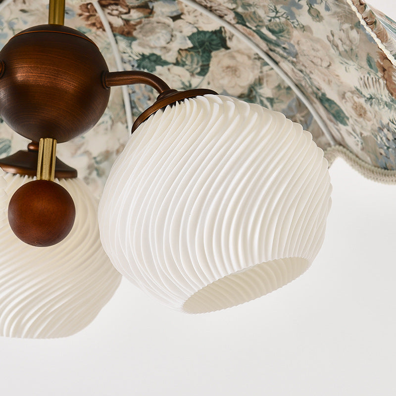 Traditional Flower Pendant Light