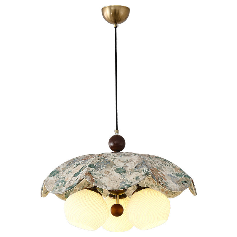 Traditional Flower Pendant Light
