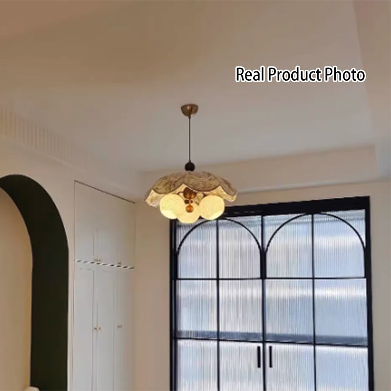 Traditional Flower Pendant Light