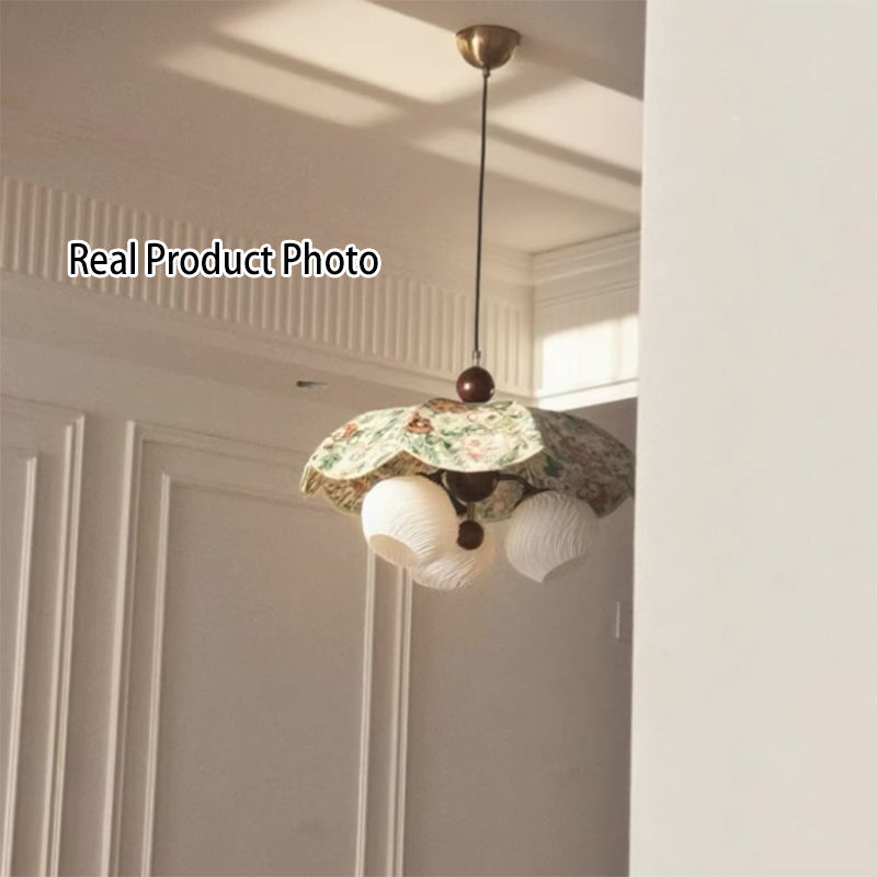 Traditional Flower Pendant Light