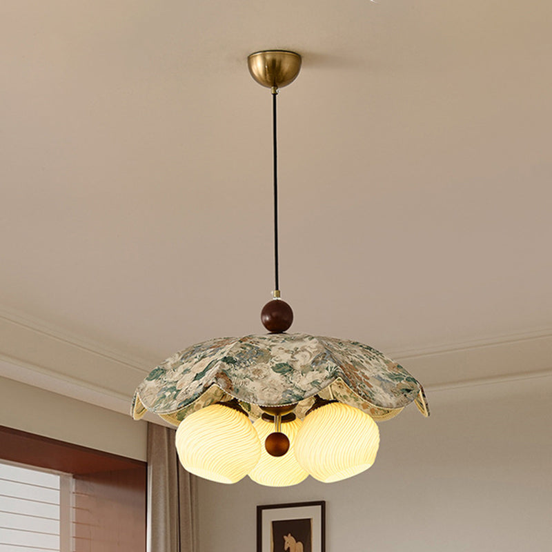 Traditional Flower Pendant Light