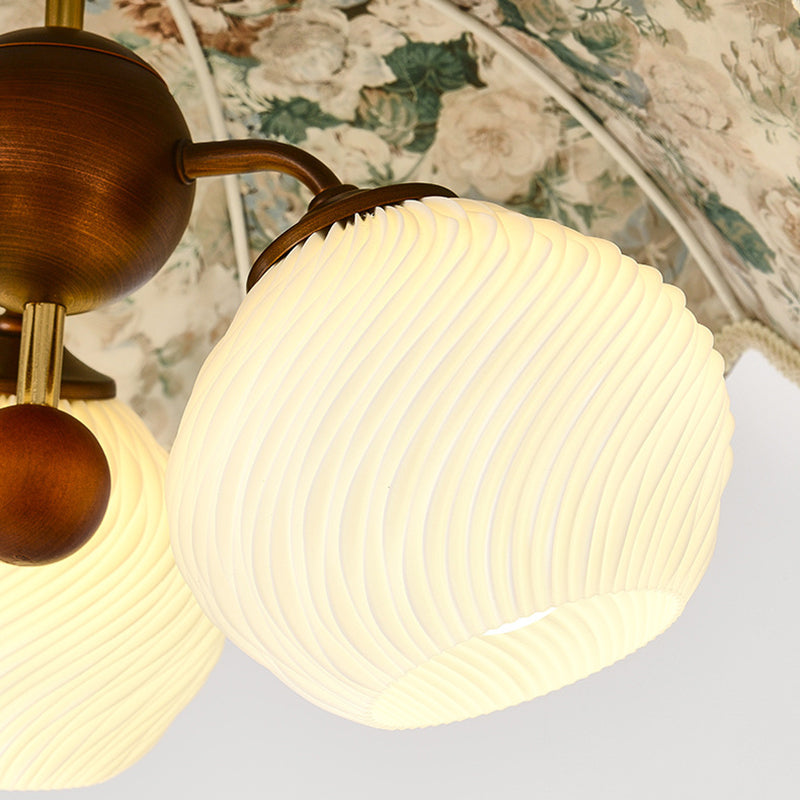 Traditional Flower Pendant Light