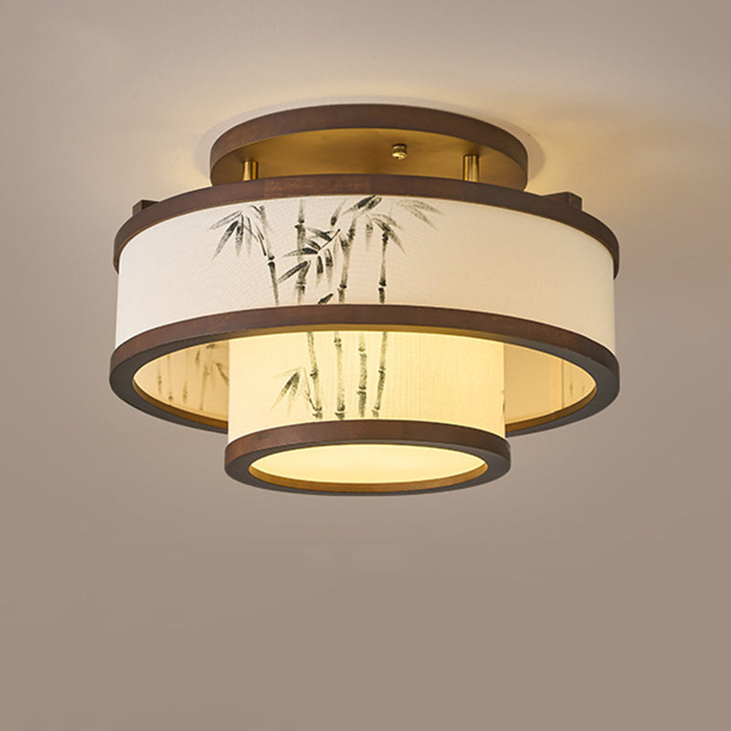 Traditional Cylindrical Ceiling Light