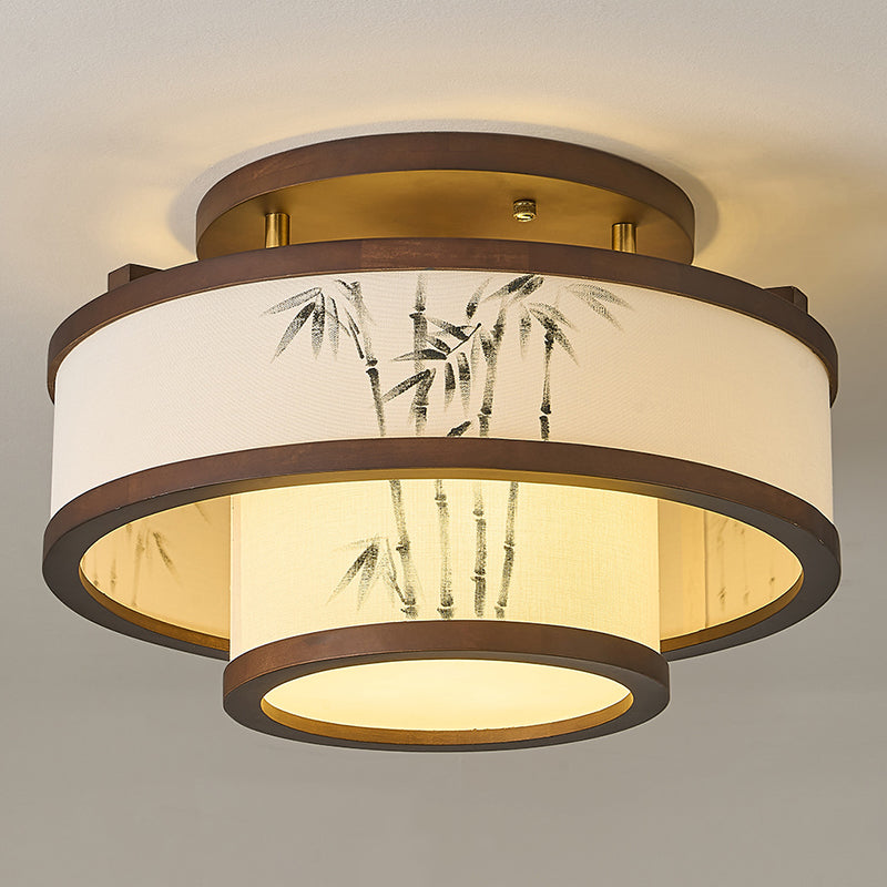 Traditional Cylindrical Ceiling Light
