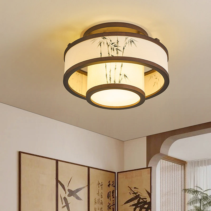 Traditional Cylindrical Ceiling Light