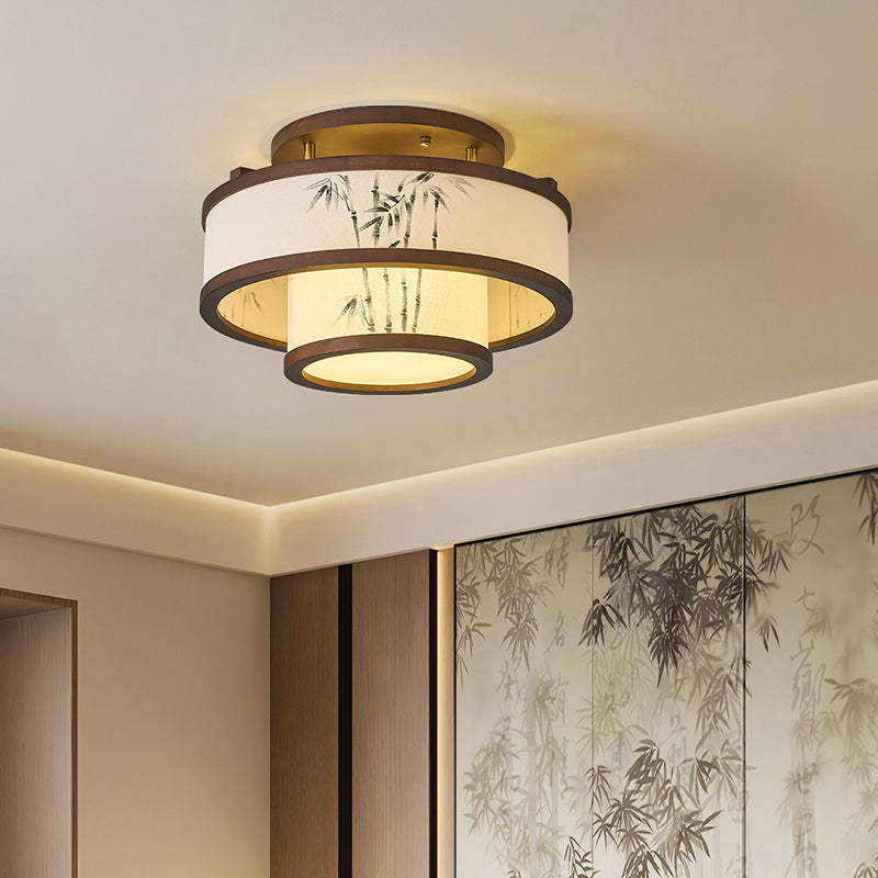 Traditional Cylindrical Ceiling Light