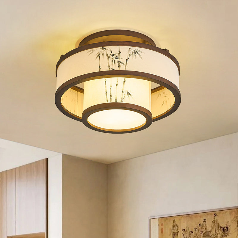 Traditional Cylindrical Ceiling Light