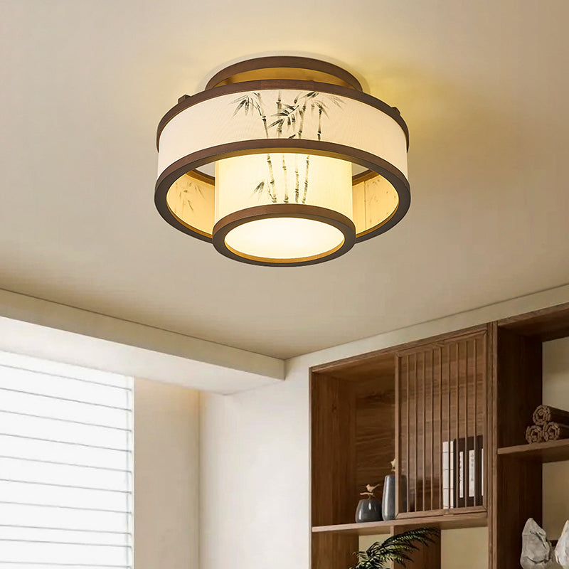 Traditional Cylindrical Ceiling Light